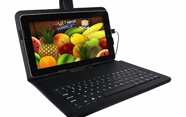 UniversalGadgets BLACK KEYBOARD CASE FOR 10`` ANDROID PC TABLET NETBOOK