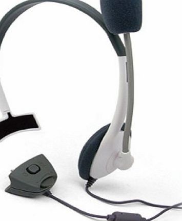 UniversalGadgets Wired Headset - White (Xbox 360)