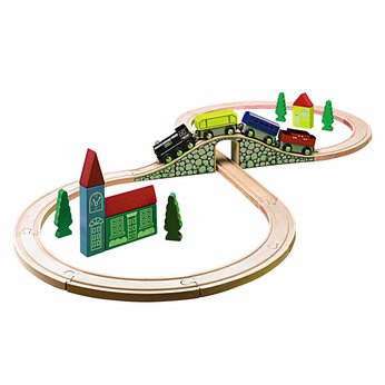 Universe of Imagination Wooden Figure of Eight Train Set