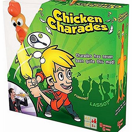 University Games Chicken Charades Board Game