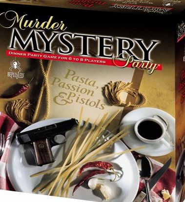 University Games Pasta Passion and Pistols Murder Mystery Game