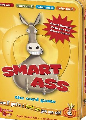 University Games Smart Ass Travel Game Tin