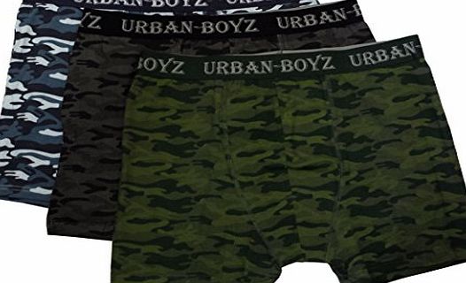 Unknown 6 PAIRS MENS DESIGNER CLASSICS CAMOUFLAGE BOXER TRUNK SHORTS S M L XL XXL CHEAP (Small)