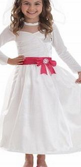 Unknown Barbie Bride Dressing Up Outfit Age 5-7