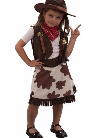 Unknown Cowgirl Toddler Fancy Dress Costume Age 3