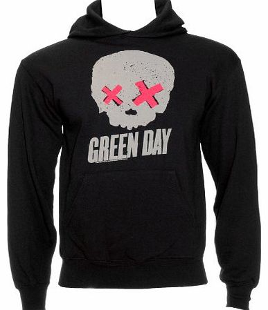 Green Day Skull Hoodie (Grey) - Small