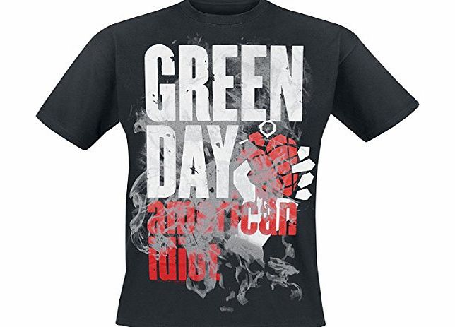 Unknown Green Day Smoke Screen T-Shirt black M