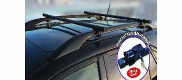 Unknown Quality Anti theft Lockable Roof Rack Bars for Ford Mondeo with Roof Rails - Locking System