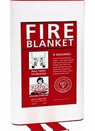 Quick Release Fire Blanket 1m x 1m.