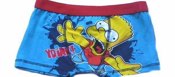 Unknown The Simpsons Bart Boys Boxer Shorts Age 9-10 Years