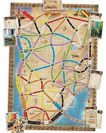 Unknown Ticket to Ride Heart of Africa Map Collection Volume 3 Board Game