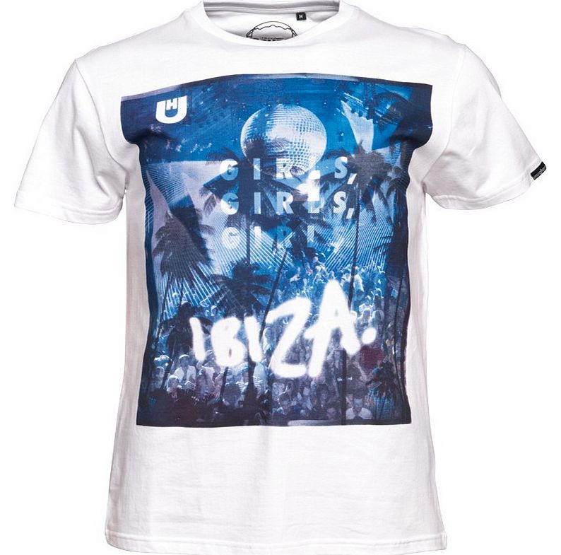 Unsung Hero Mens Ibiza T-Shirt White
