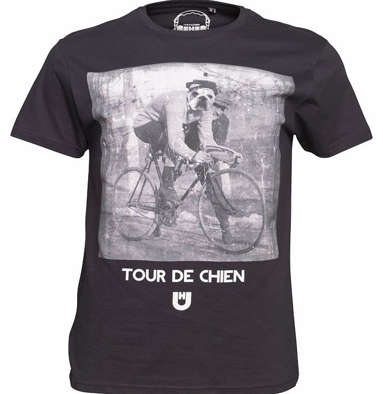 Unsung Hero Mens Tour De Chien T-Shirt Black