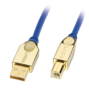 0.5m Premium Gold USB 2.0 Cable  Type A to B