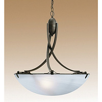 0208 3BR - Rustic Brown Pendant Light