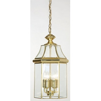 023 PB - 5 Light Polished Brass Pendant Light