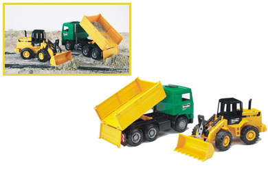 Unbranded 02912 Construction Truck and articulated Road Loader FR130
