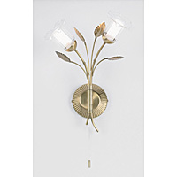 0407 2AN - Antique Brass Wall Light