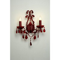 Unbranded 076 2W RDRD - Red Wall Light