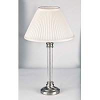 Unbranded 078 SC - Chrome and Glass Table Lamp