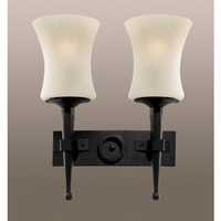 Unbranded 0812 2BK - Matt Black Wall Light