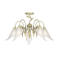 Unbranded 087 5CR - 5 Light Cream and Gold Ceiling Light