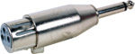 1/4" Mono Plug to XLR Socket ( 1/4 Jck-Mic