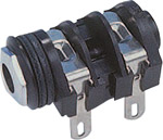 1/4" Mono Socket withChrome Bezel ( Chro