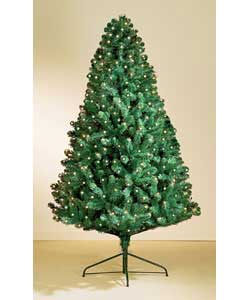 Unbranded 1.8m/6ft Norwegian Spruce Pre Lit Tree
