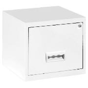 Unbranded 1 Drawer White Filing Cabinet Maxi