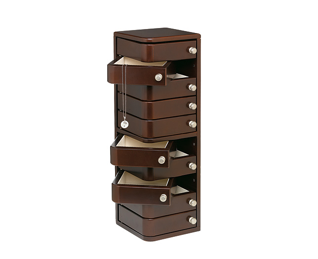 Unbranded 10 Drawer Jewellery Caddy Plain