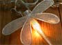 10 Indoor Silver Dragonfly Lights
