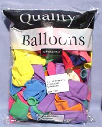 100 Assorted 12inch latex balloons