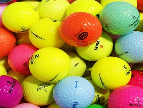 Unbranded 100 Assorted Coloured Lake Balls in a Box