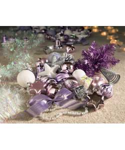 100 Piece Pastel Christmas Decoration Pack