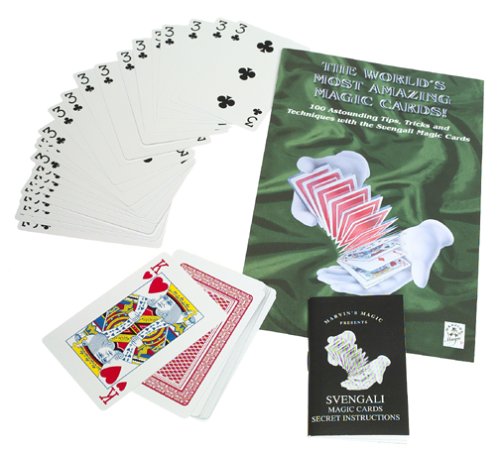 100 Tricks & Tips With The Svengali Magic Cards- Marvins Magic