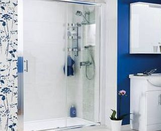 Unbranded 1000mm Recess Sliding Glass Shower Door