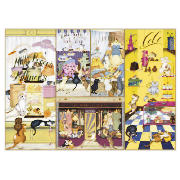 Unbranded 1000pc Crazy Cats at the Shops Puzzle