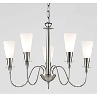 Unbranded 1007 5SC - 5 Light Satin Chrome Hanging Light