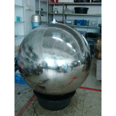 Unbranded 100cm Stainless Steel Sphere Water Feature