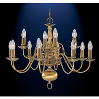 Unbranded 1019 12AB - 12 Light Antique Brass Hanging Light