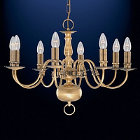 Unbranded 1019 8AB - 8 Light Antique Brass Hanging Light