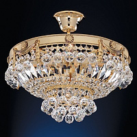 Unbranded 10350 40 - Gold Plated Semi Flush Light