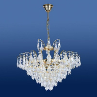 Unbranded 10498 52GO - 4 Light Gold and Crystal Chandelier