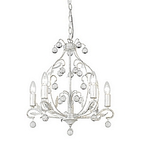 Unbranded 105 5WH - 5 Light White Hanging Light