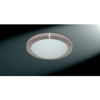Unbranded 10632SS - Small Satin Silver Flush Light