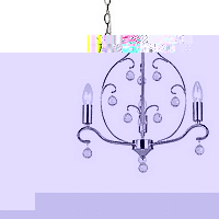 Unbranded 107 3CH - 3 Light Polished Chrome Hanging Light