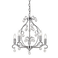 Unbranded 107 5CH - 5 Light Polished Chrome Hanging Light