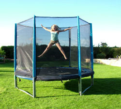 10ft Trampoline Package (Inc Safety Net/ Ladder and Shoe Bag)