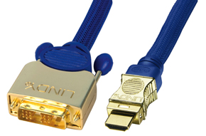 10m Premium Gold HDMI to DVI-D Cable